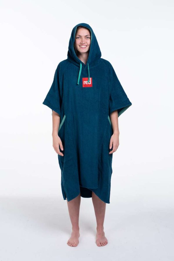 Luksusa pārģērbšanās pončo, zils - Image 16