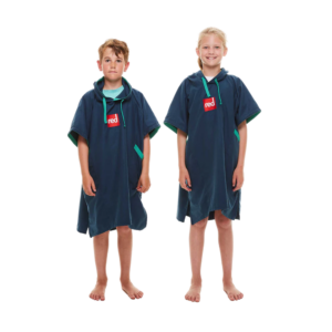 Bērnu Quick Dry Microfibre pončo - zils