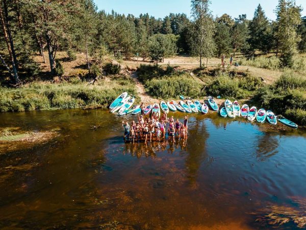 SUP piedzīvojumi upēs