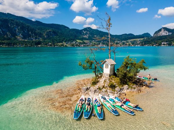 SUP piedzīvojums Alpos