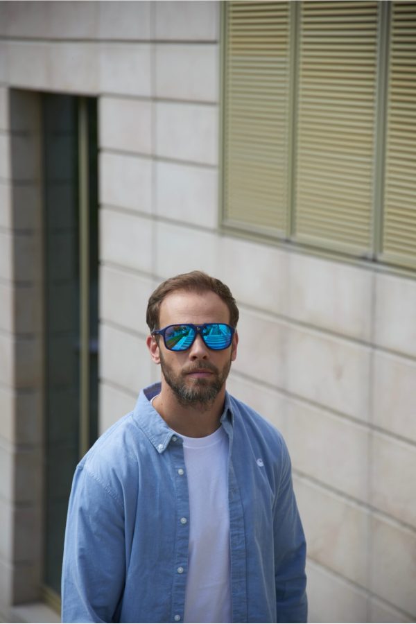 Saulesbrilles ARCADIA Dark Blue Matte - Image 6