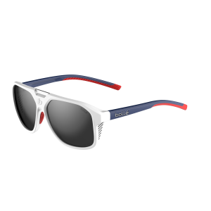 Saulesbrilles ARCADIA White Blue Red Matte
