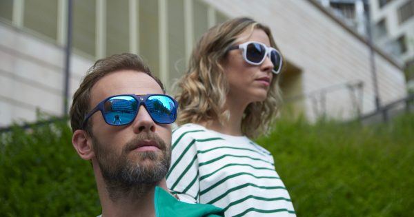 Saulesbrilles ARCADIA Dark Blue Matte - Image 5