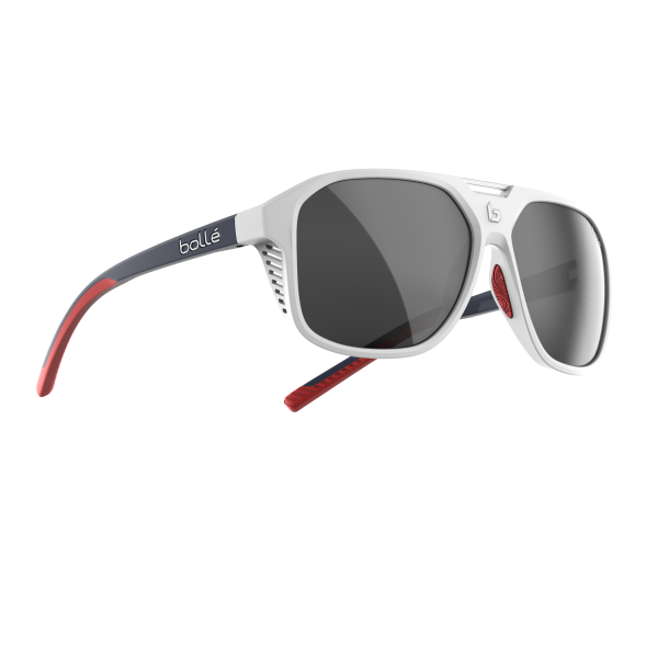 Saulesbrilles ARCADIA White Blue Red Matte - Image 6