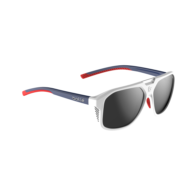 Saulesbrilles ARCADIA White Blue Red Matte - Image 4