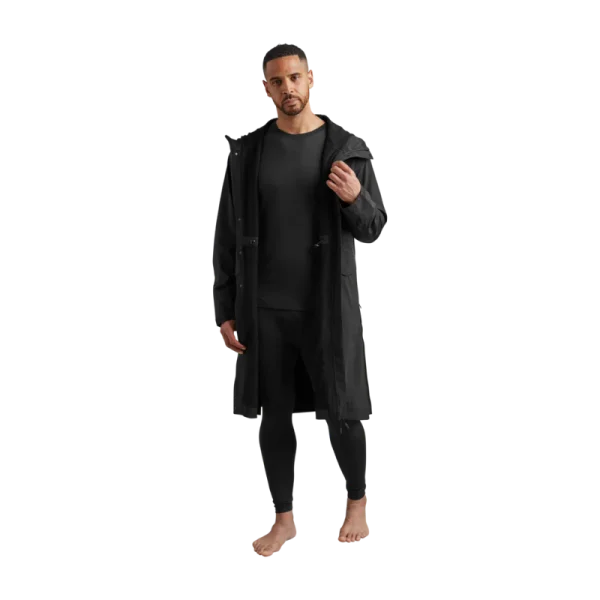 Pursuit Waterproof Lightweight Changing Robe Jacket - Obsidian Black - Image 2