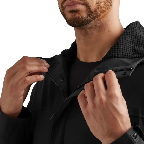 Pursuit Waterproof Lightweight Changing Robe Jacket - Obsidian Black - Image 9