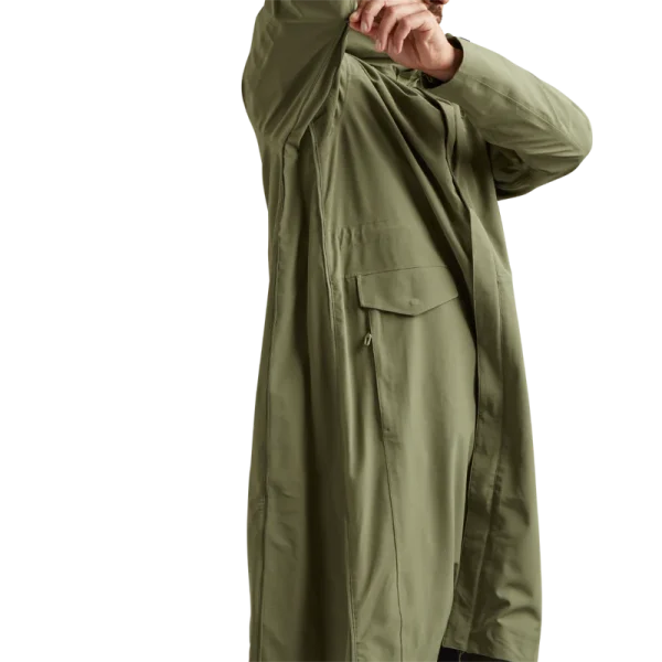Pursuit Waterproof Lightweight Changing Robe Jacket - Olive Green - Image 7
