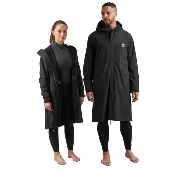 Pursuit Waterproof Lightweight Changing Robe Jacket - Obsidian Black