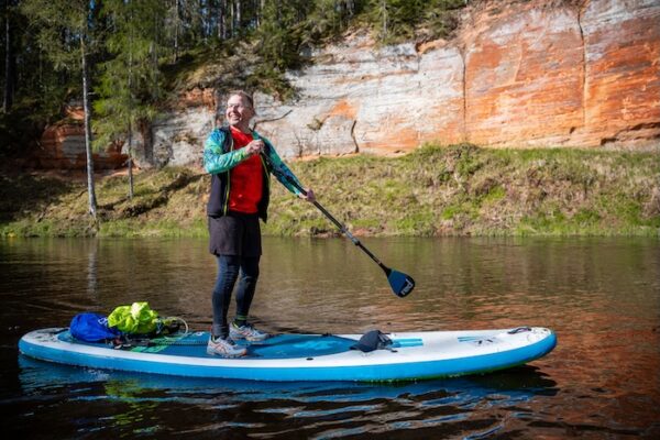 SUP piedzīvojums Salacā