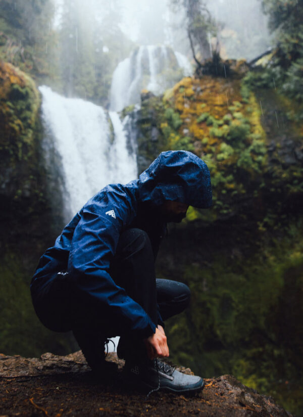 All weather Hardshell Jacket - Dark Blue - Image 13