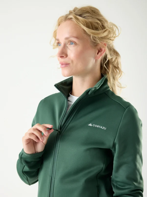AR Fleece 9M Dark Green | Women - Image 5