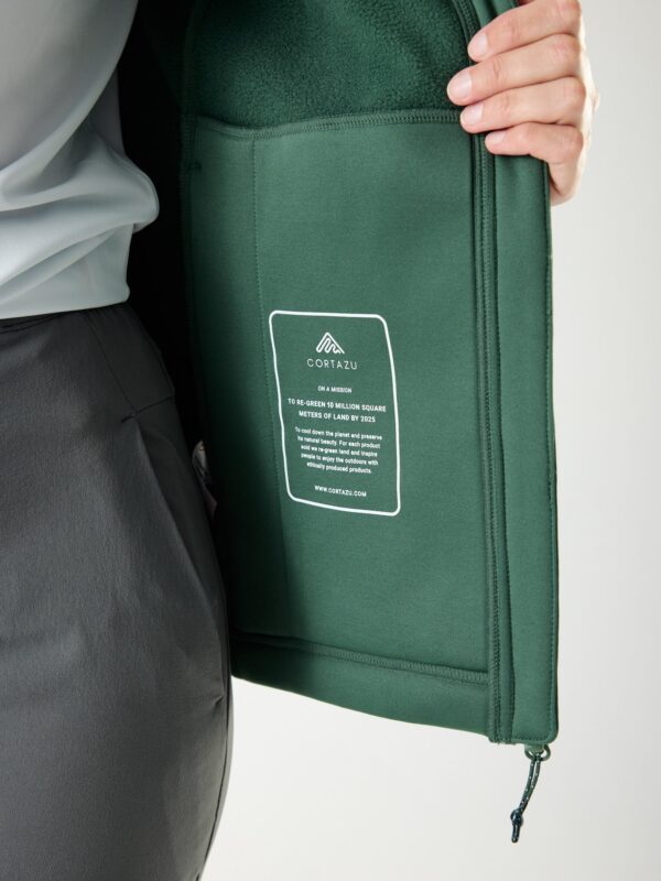 AR Fleece 9M Dark Green | Women - Image 11