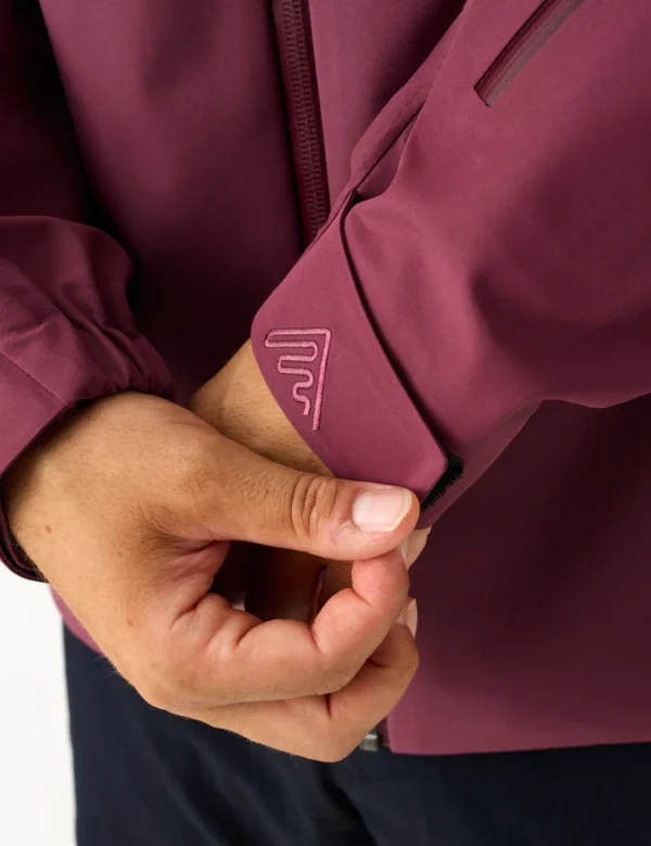 AW Hardshell Jacket 7M - Burgundy - Image 11