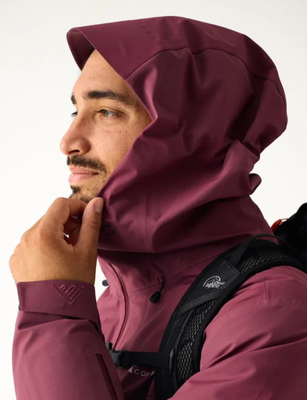 AW Hardshell Jacket 7M - Burgundy - Image 9