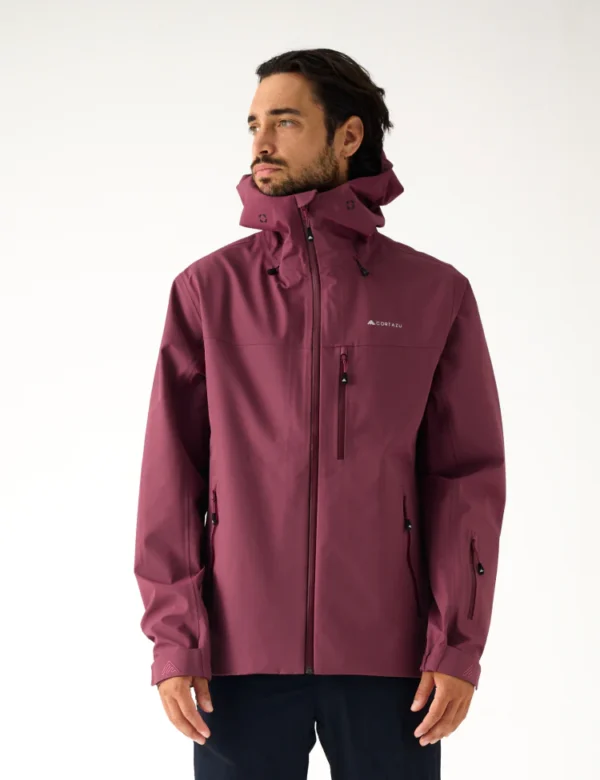 AW Hardshell Jacket 7M - Burgundy - Image 13
