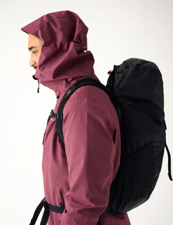 AW Hardshell Jacket 7M - Burgundy - Image 2