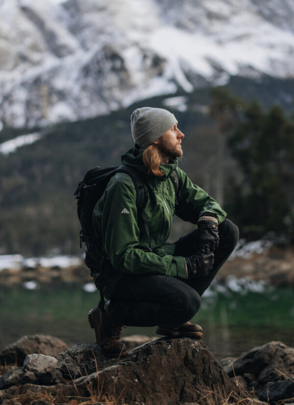 Mountain Hardshell Jacket 7M - Dark Green - Image 3