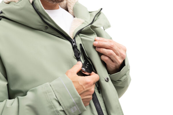 EVO Pro Slimline Parka | Sage Green - Image 9