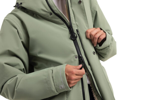 EVO Pro Slimline Parka | Sage Green - Image 12