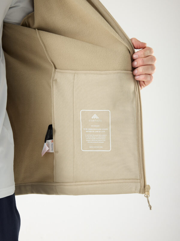 AR Fleece 10M Hooded Beige | Men - Image 9