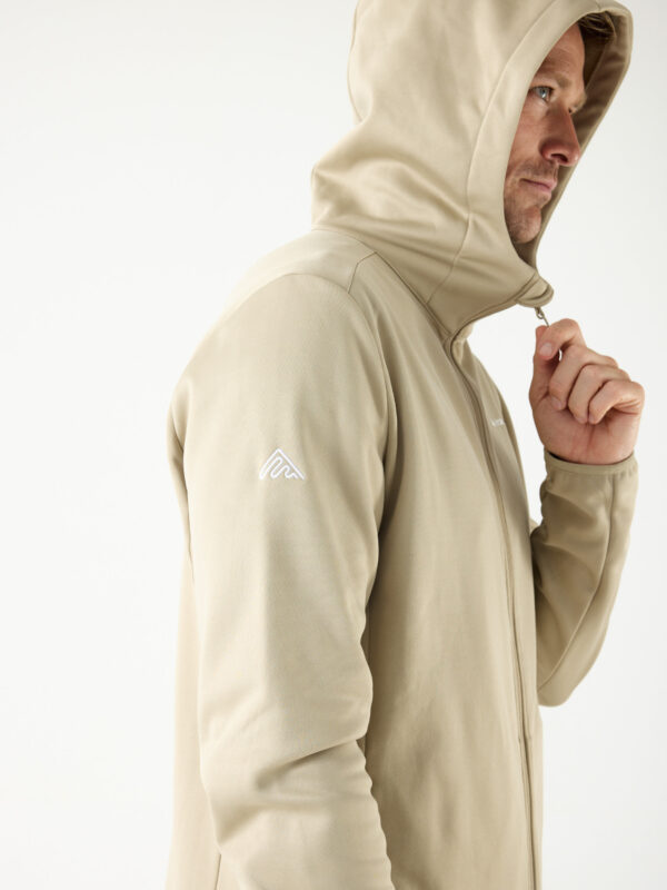 AR Fleece 10M Hooded Beige | Men - Image 10