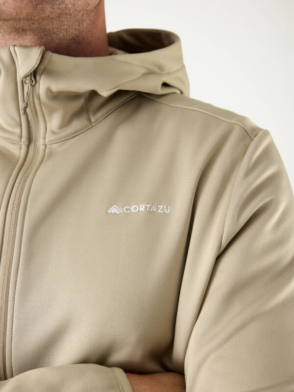 AR Fleece 10M Hooded Beige | Men - Image 6
