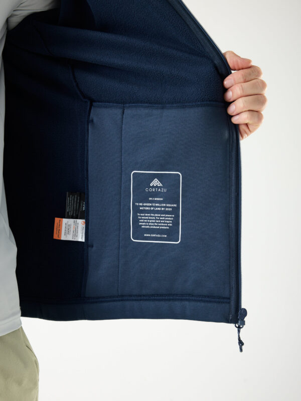 AR Fleece Hooded 10M Dark Blue | Men - Image 14