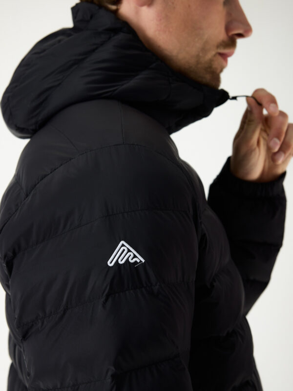 Insulated Hooded Jacket 10M - Black - Image 12