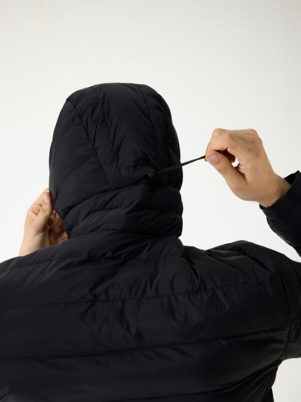 Insulated Hooded Jacket 10M - Black - Image 15