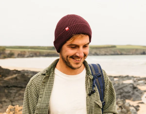 Beanie "Flow" | Burgundy - Image 14