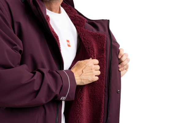 EVO pro Slimline Parka | Burgundy - Image 7