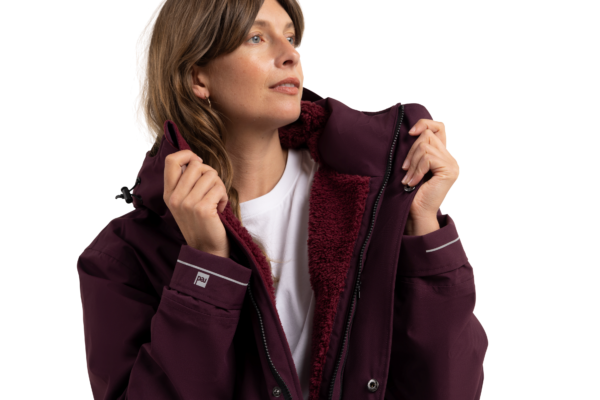 EVO pro Slimline Parka | Burgundy - Image 9