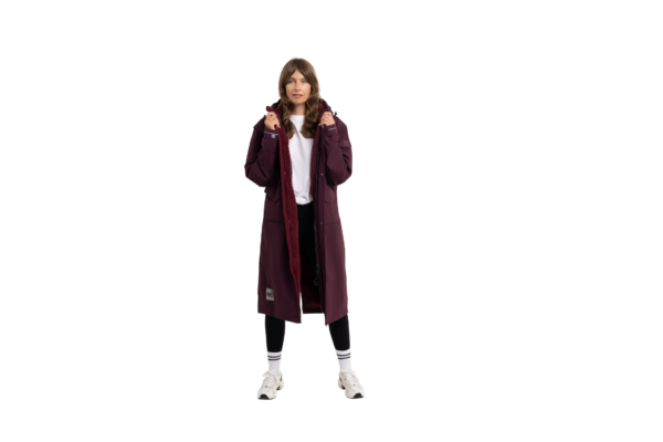 EVO pro Slimline Parka | Burgundy - Image 3