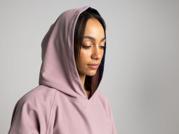 Quick Dry Microfibre pončo - Salty Pink - Image 9
