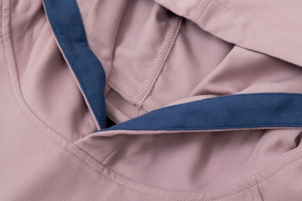 Kids Quick Dry Microfibre poncho - Salty Pink - Image 2