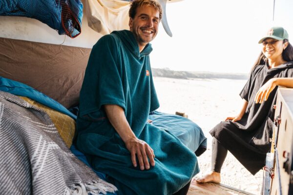 Towel poncho change robe - Deep Teal - Image 15