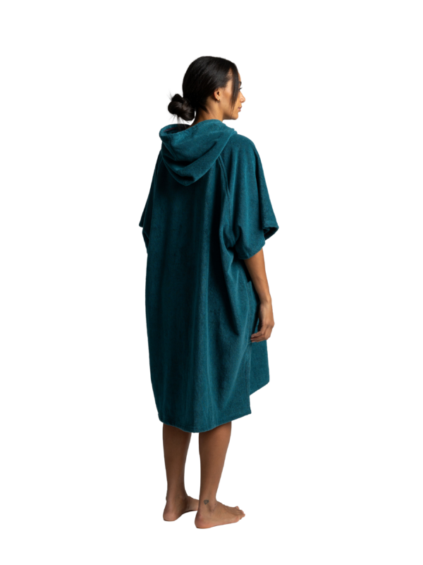 Towel poncho change robe - Deep Teal - Image 2