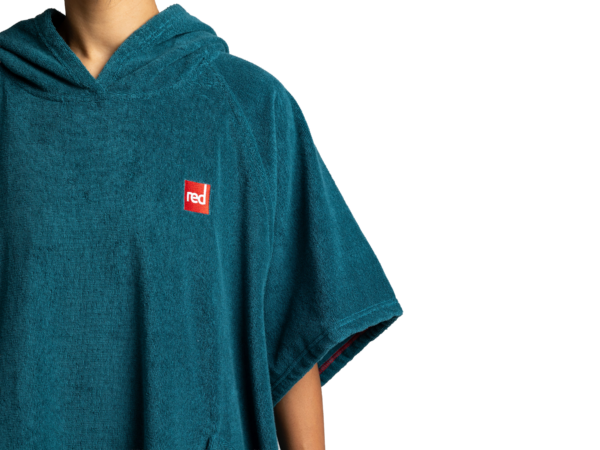 Towel poncho change robe - Deep Teal - Image 4