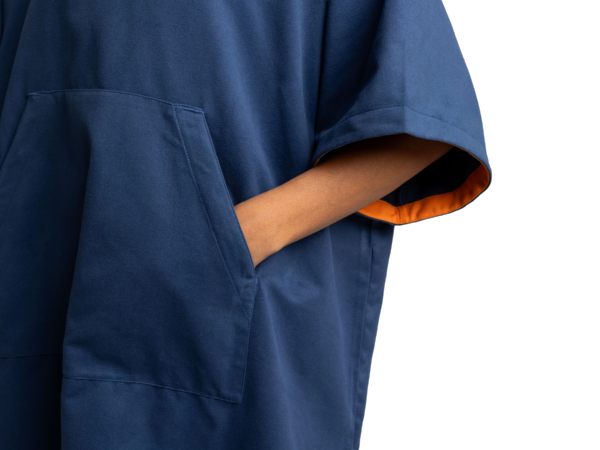 Quick Dry Microfibre pončo - Admiral Blue - Image 5