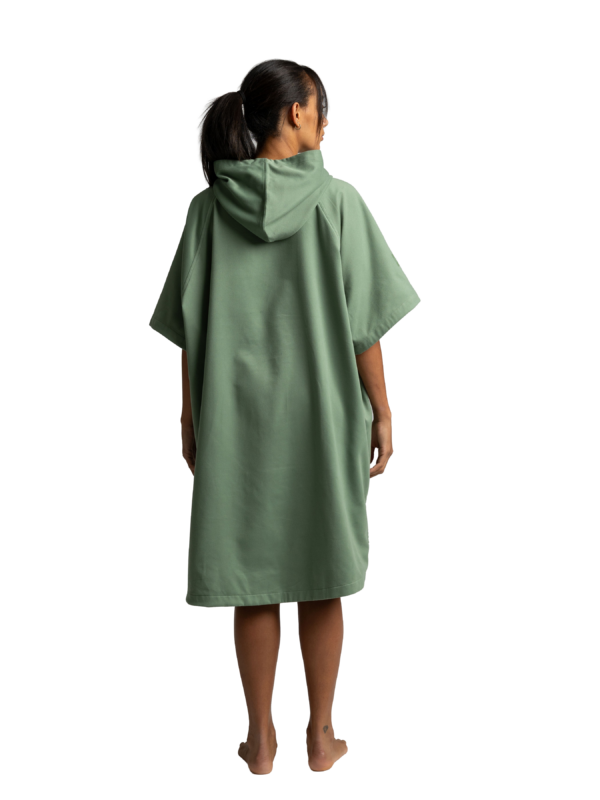 Quick Dry Microfibre poncho - Sage Green - Image 5