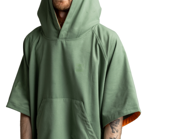 Quick Dry Microfibre poncho - Sage Green - Image 8