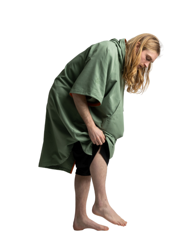 Quick Dry Microfibre poncho - Sage Green - Image 9