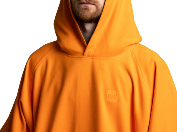 Quick Dry Microfibre poncho - Bitter Orange - Image 8