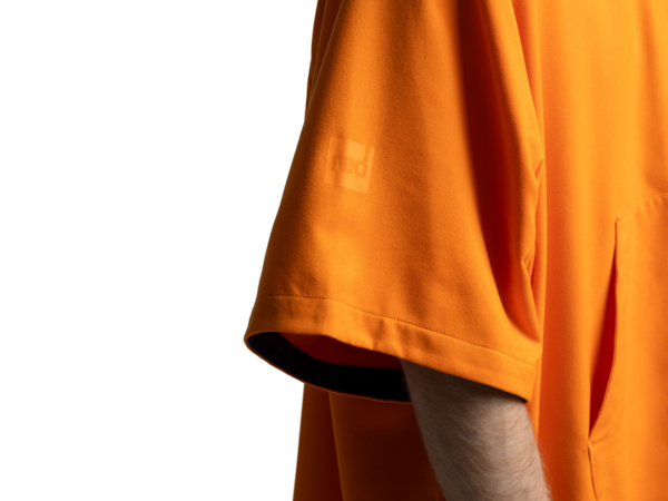 Quick Dry Microfibre poncho - Bitter Orange - Image 9