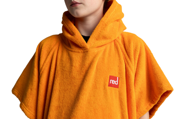 Kids towel change robe - Orange - Image 6