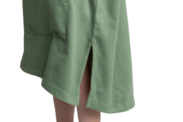 Kids Quick Dry Microfibre poncho - Sage Green - Image 8