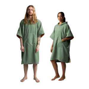 Quick Dry Microfibre poncho - Sage Green