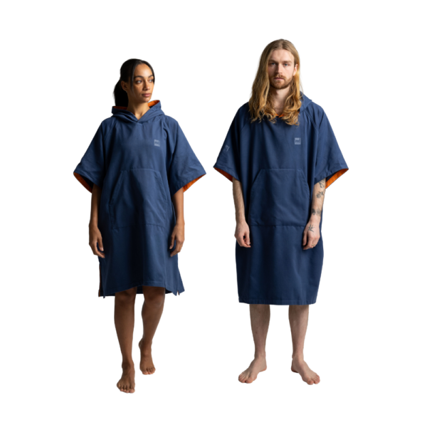 Quick Dry Microfibre pončo - Admiral Blue