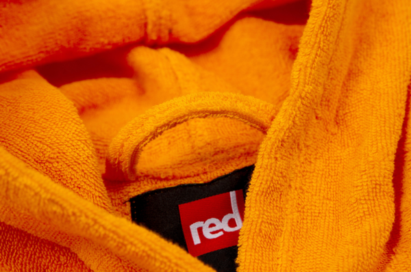 Red frotē pončo - Orange - Image 8